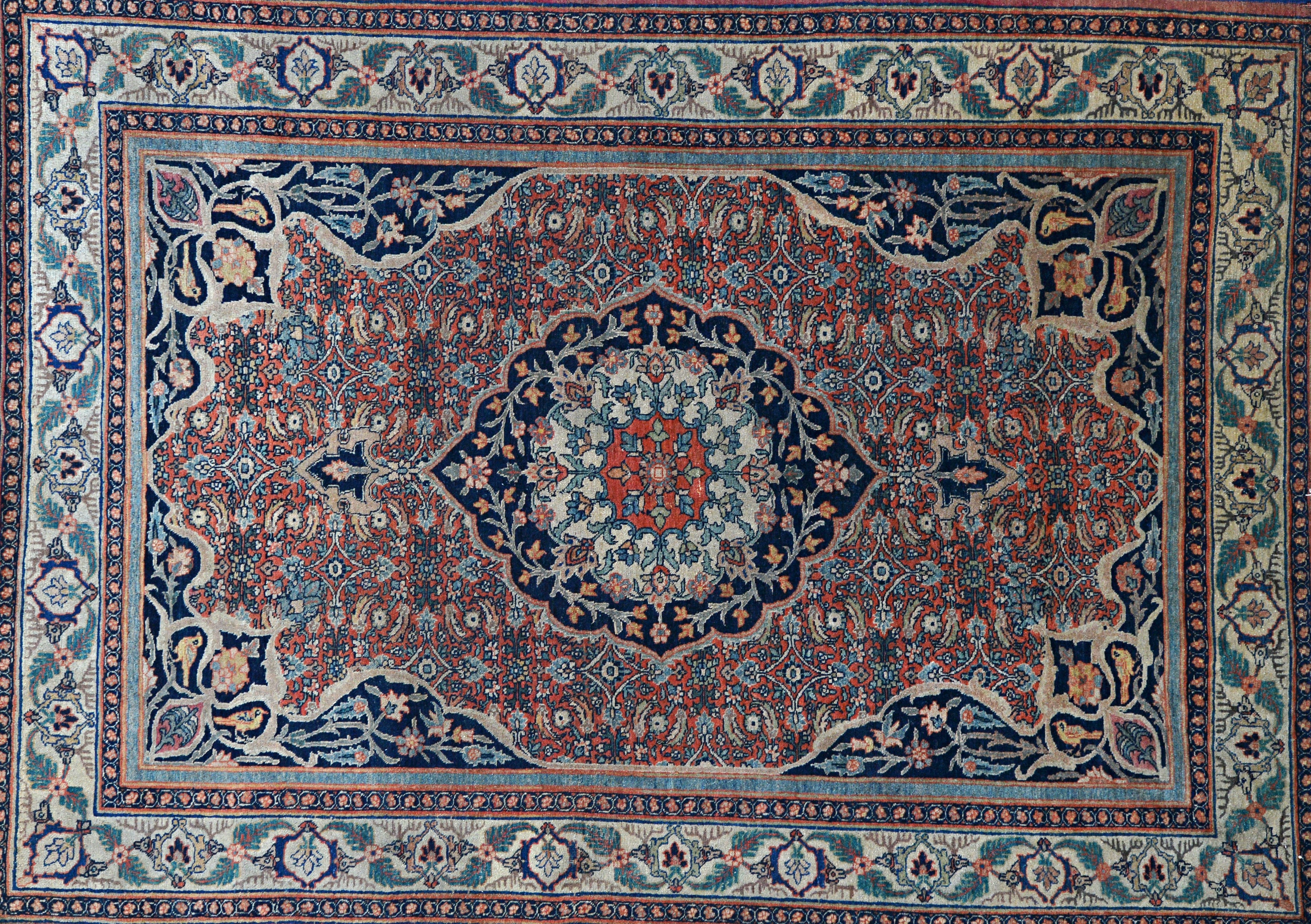 Appraisal: An Arts and Crafts influenced West Persian rug central dark