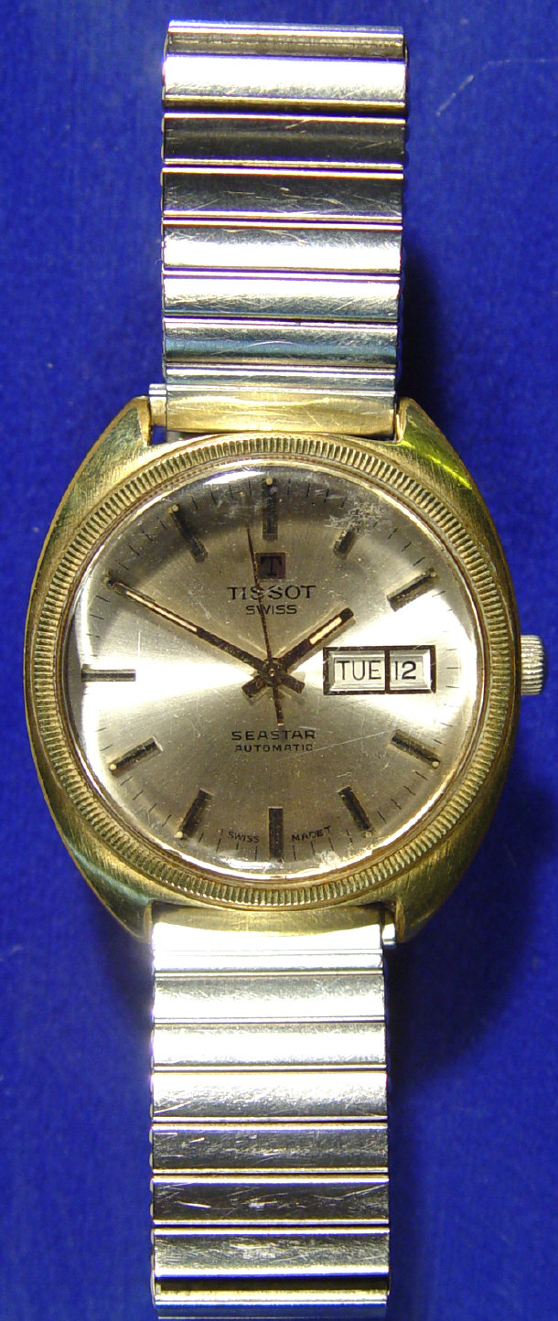 Appraisal: Gentlemans Tissot Seastar automatic wristwatch