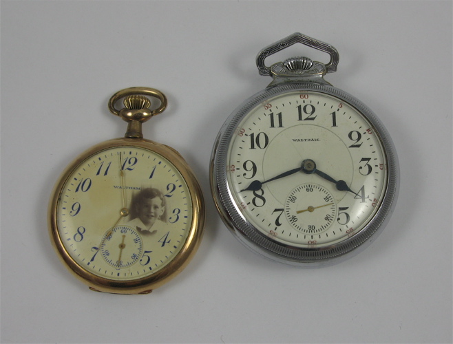 Appraisal: FOUR AMERICAN POCKET WATCHES Elgin hunter case model size c