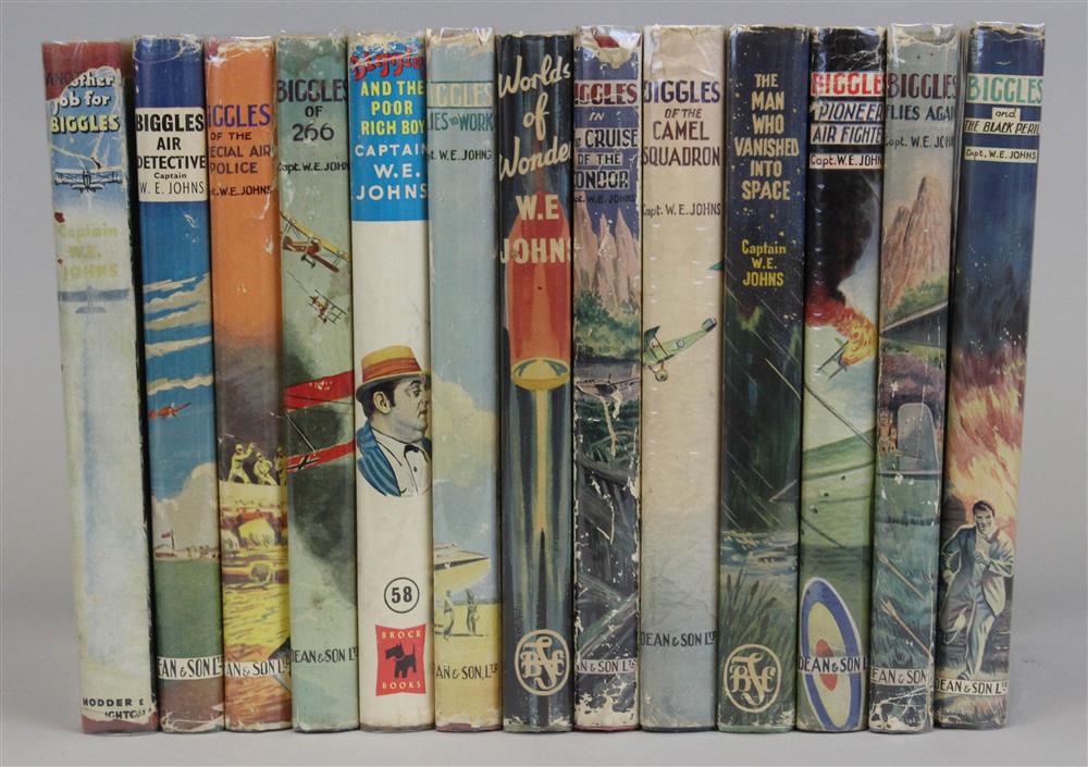 Appraisal: JOHNS CAPTAIN W E TITLES BIGGLES STORIES AND SPACE NOVELS