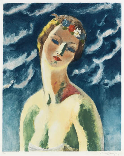 Appraisal: KEES VAN DONGEN after C res Buste de Femme Heliogravure