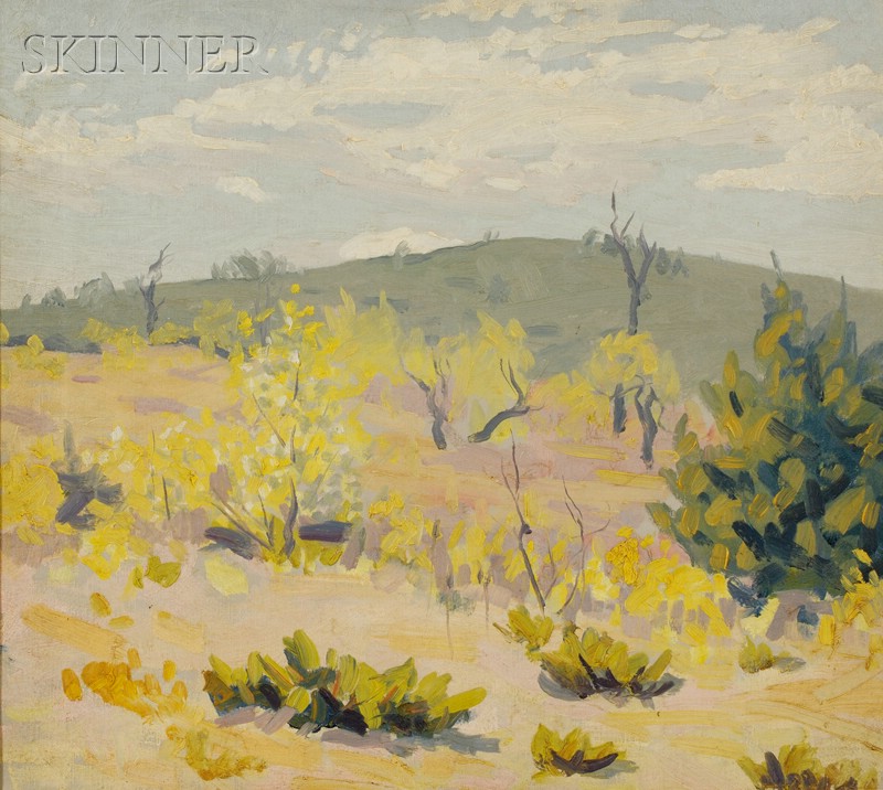 Appraisal: Attributed to Gladys Thayer Reasoner American - Desert View Unsigned