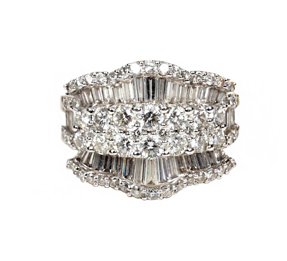 Appraisal: LADY'S K WHITE GOLD DIAMOND RINGLady's k white gold ring