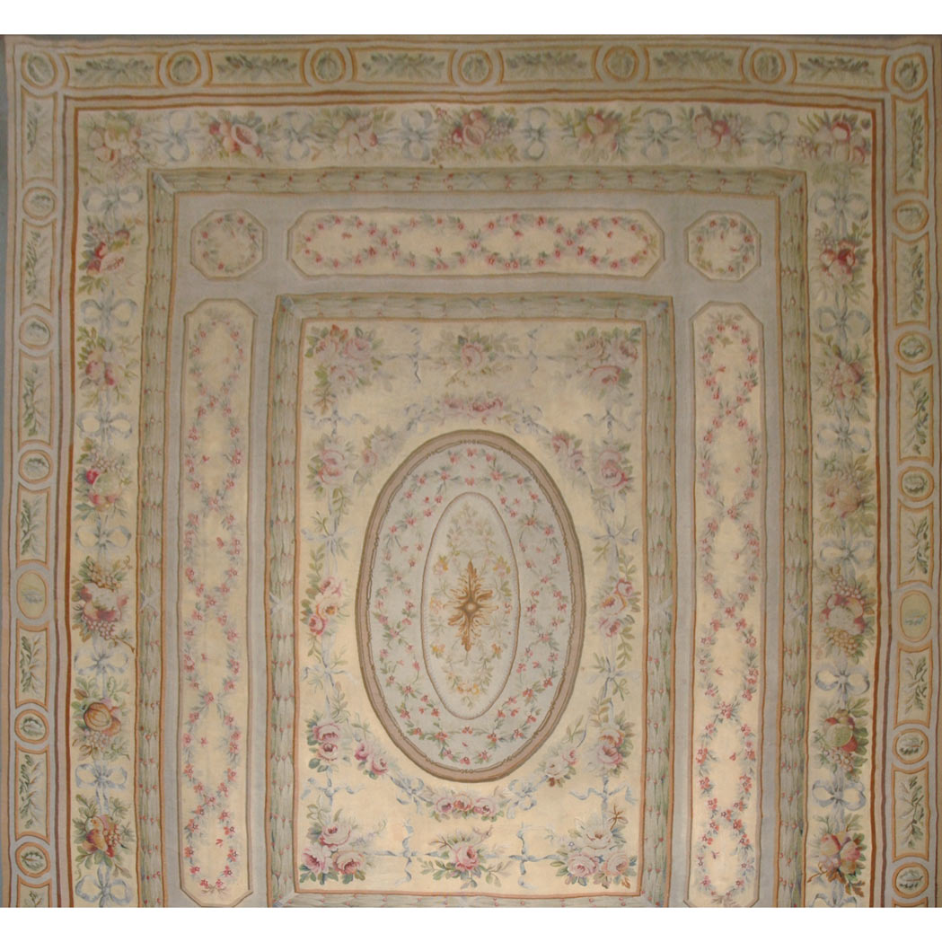 Appraisal: Napoleon III Aubusson Carpet France last quarter of the th