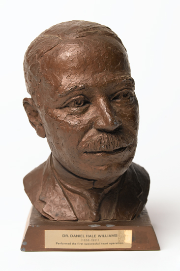 Appraisal: ART HARDISON INGE Dr Daniel Hale Williams Heavy plaster composite