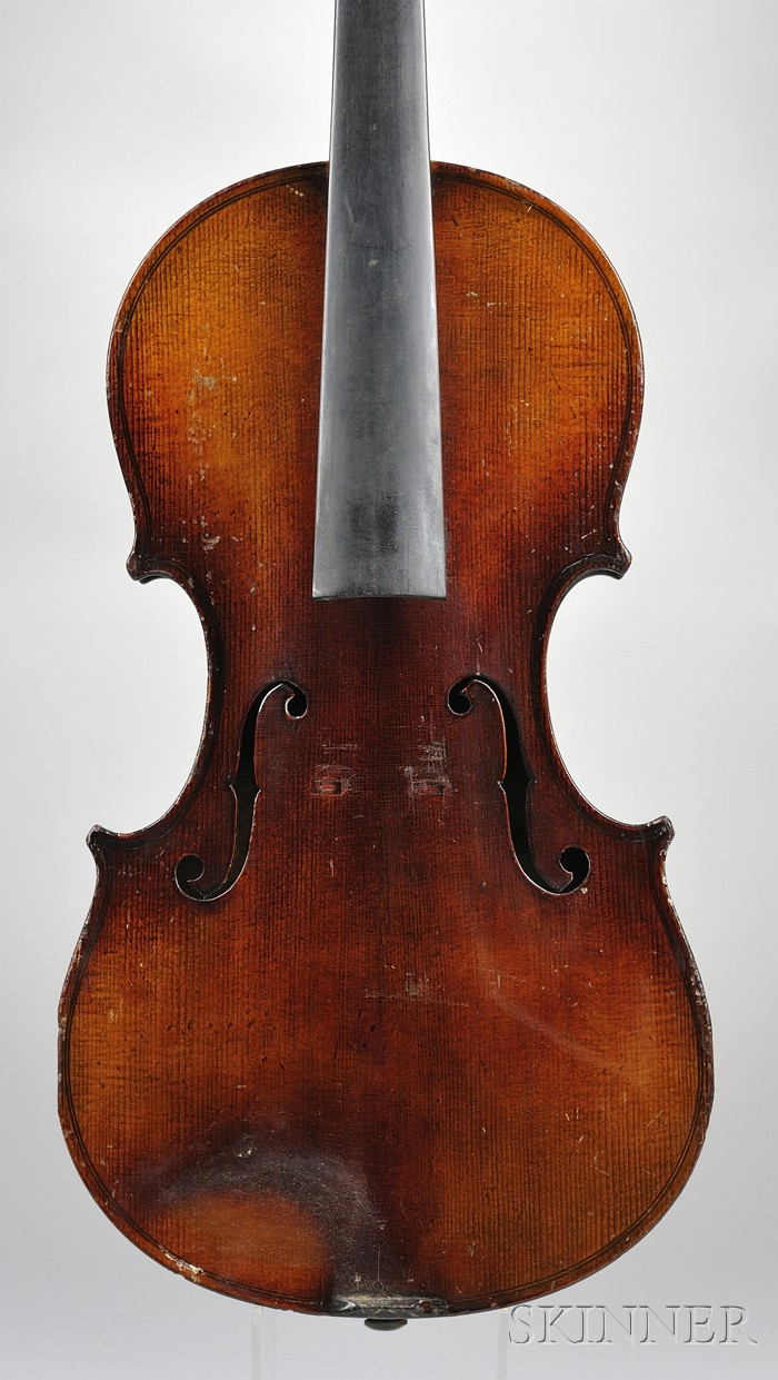 Appraisal: German Violin c labeled CARLO MICELLI length of back mm