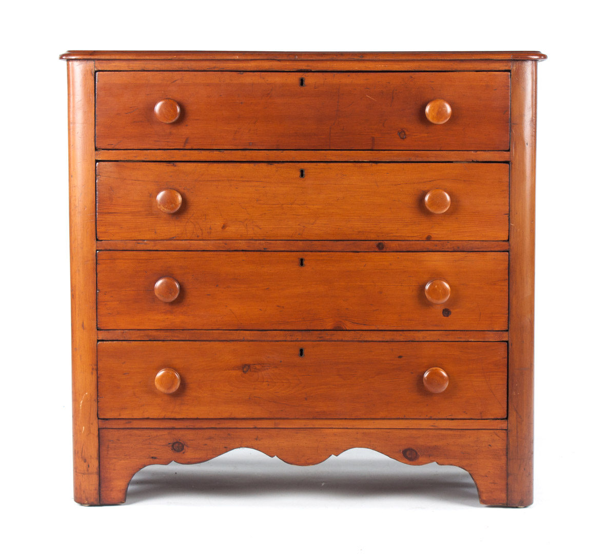 Appraisal: Victorian cottage pine chest