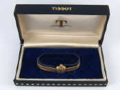 Appraisal: A lady's carat gold Tissot wristwatch case approx mm wide