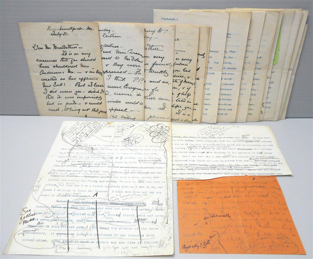 Appraisal: DELAND MARGARET Archive of letters and a fragment of a