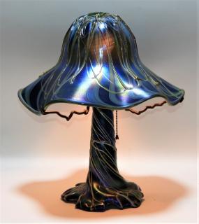 Appraisal: Tom Arnold Phoenix Studios Art Glass Table Lamp UNITED STATES