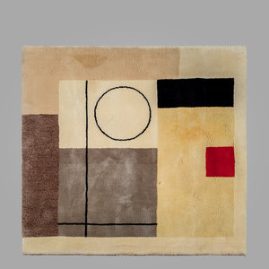 Appraisal: After Ben Nicholson British - White III Tapestry machine-woven wool