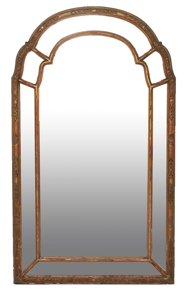 Appraisal: Victorian Style Hall Mirror with Shaped Panels Victorian style hall