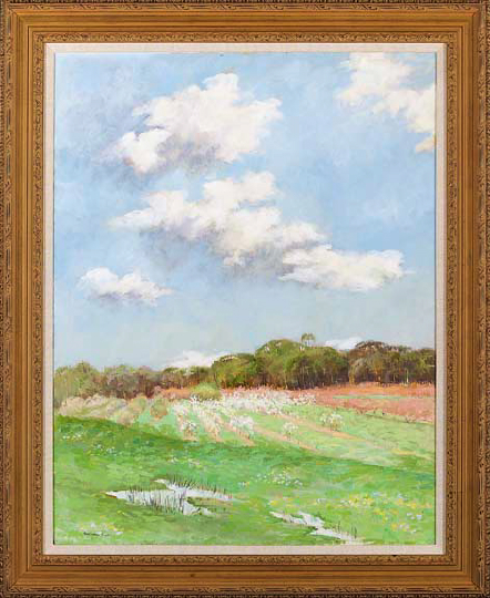 Appraisal: Mary Anna Goetz American New York b Plowed Field oil