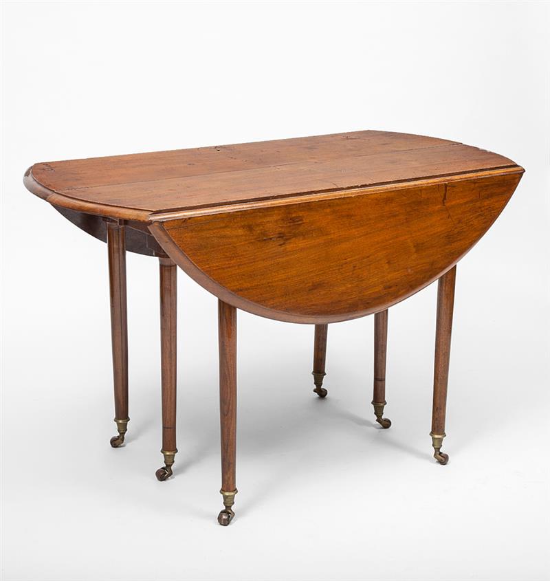 Appraisal: Directoire Style Mahogany Extension Dining Table With two drop leaves