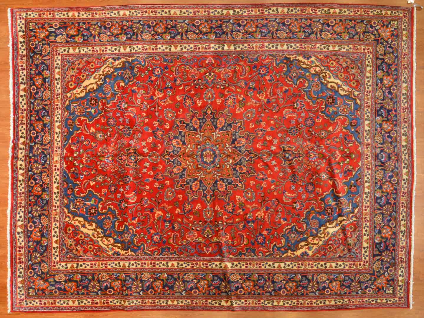 Appraisal: Persian Tabriz carpet approx x Iran modern Condition Needs to