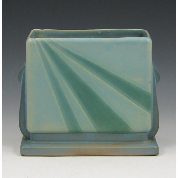 Appraisal: Roseville Futura - Blue Sunray Vase Roseville Futura - Blue