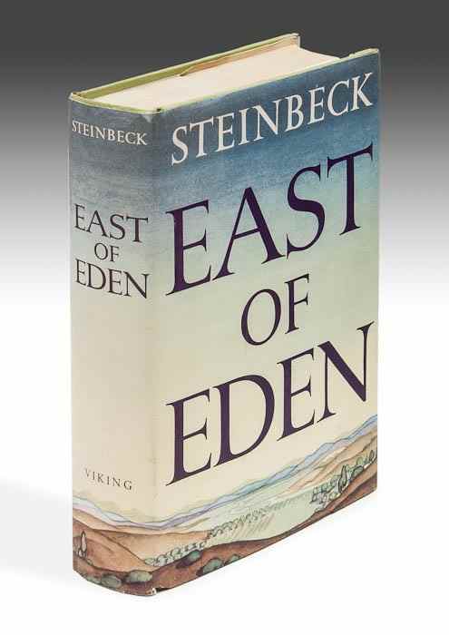 Appraisal: Steinbeck John East of Eden first edition first issue with