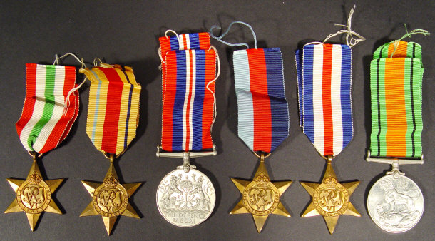 Appraisal: World War II Military Medal group comprising - War Medal