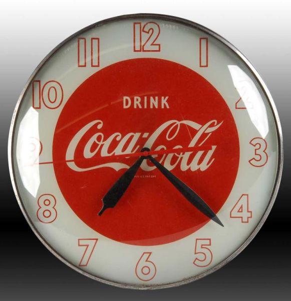 Appraisal: Coca-Cola Pam Electric Light-Up Clock Description Circa s to s