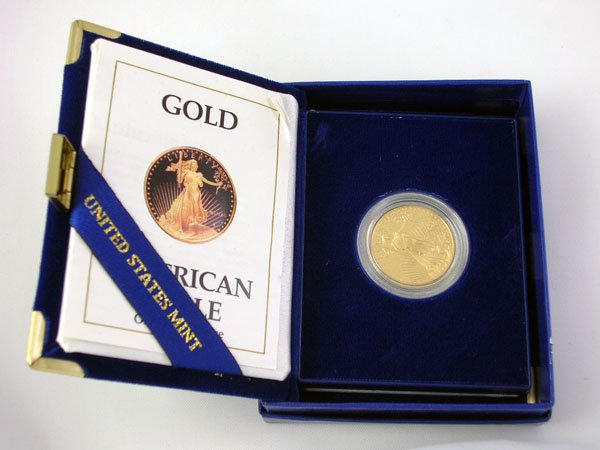 Appraisal: proof one half ounce gold American eagle