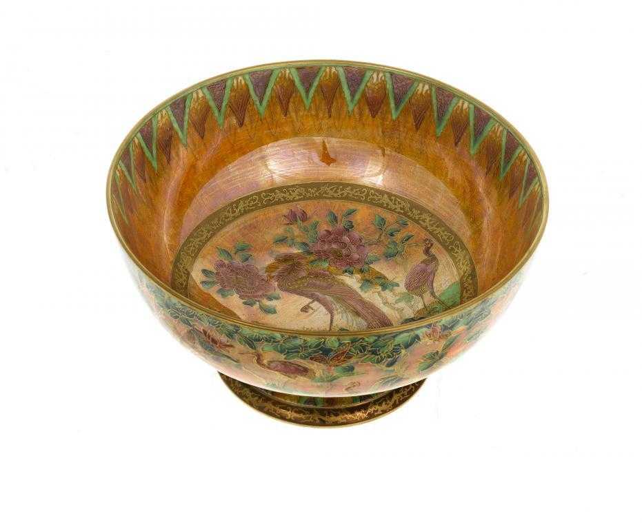 Appraisal: A WEDGWOOD LUSTRE PUNCH BOWL DESIGNED BY DAISY MAKEIG- JONES