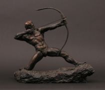 Appraisal: Thomas Holland American th Century The Archer white spelter material