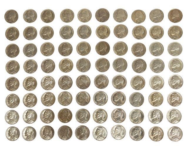 Appraisal: U S P nickels appearing as AU BU