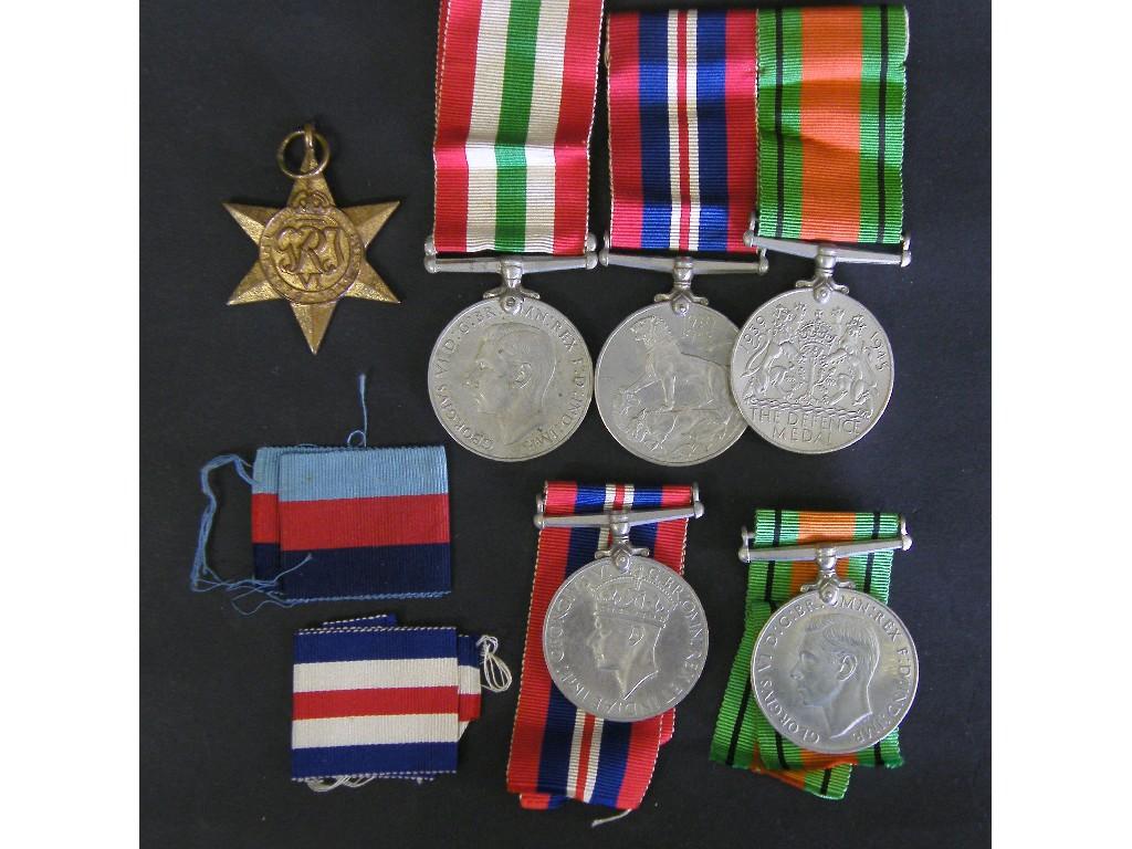 Appraisal: Trio of World War II medals to include The -