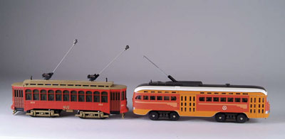 Appraisal: MTH Illuminated streetcar and PACIFIC ELECTRIC illuminated streetcar CONDITION Very