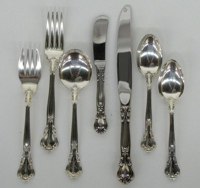 Appraisal: Set of Gorham Chantilly Sterling flatware service for x plus