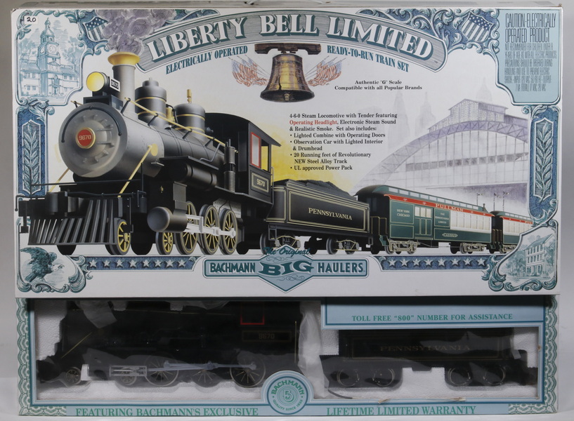 Appraisal: BACHMAN LIBERTY BELL LIMITED BIG HAULER TRAIN SET Boxed Liberty