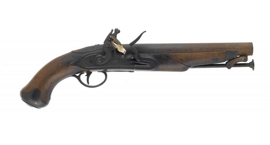 Appraisal: A CALIBRE FLINTLOCK REGULATION PISTOL BY KETLAND ADAMS the cm