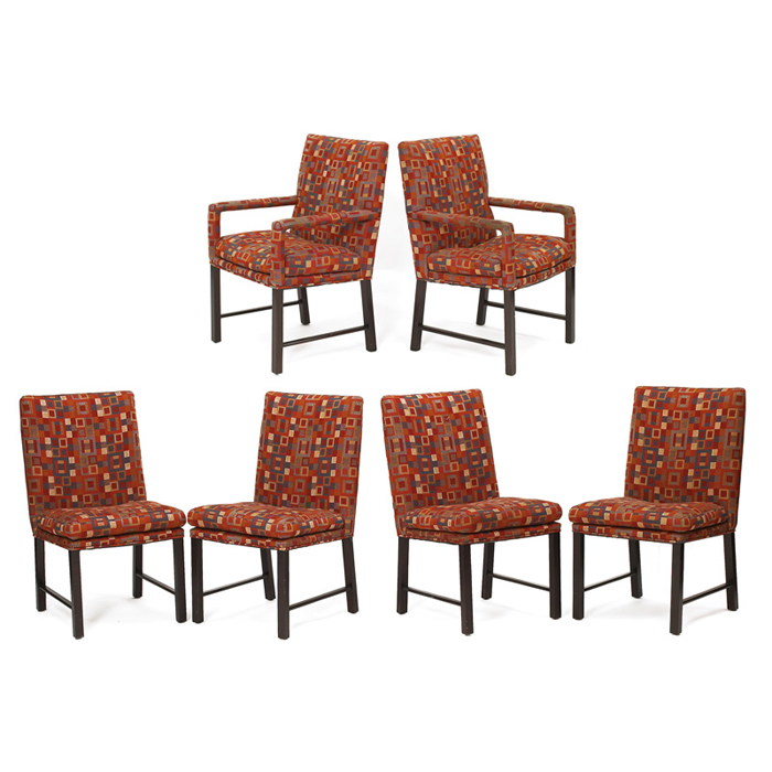 Appraisal: Paul Evans dining chairs by Directional set of six seats