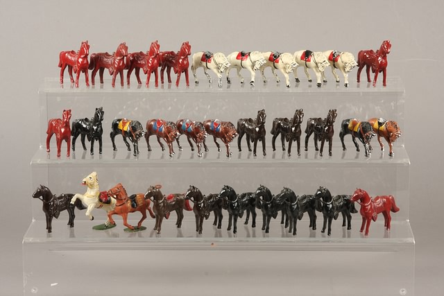 Appraisal: Lot of approximately metal horses by various manufacturers