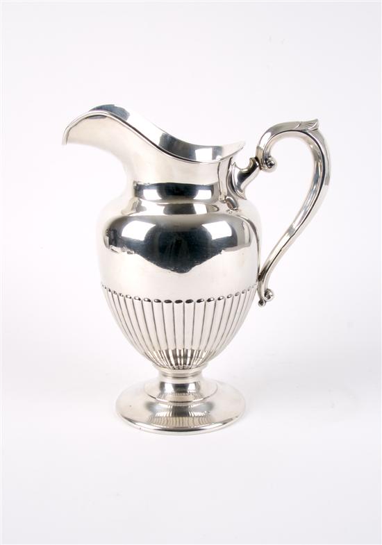 Appraisal: An American Sterling Silver Pitcher Fisher Height inches