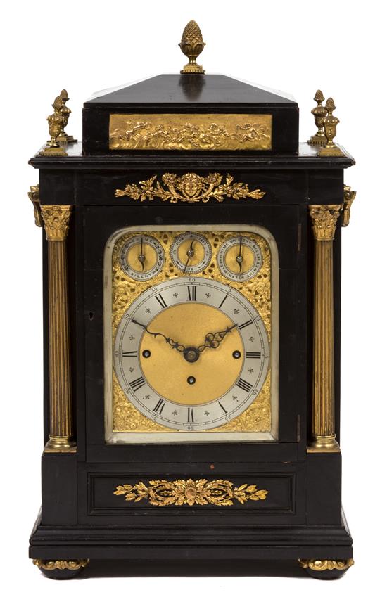 Appraisal: Sale Lot An English Westminster Chime Bracket Clock th century