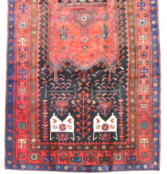 Appraisal: A Kurdish carpet size approximately ft x ft in