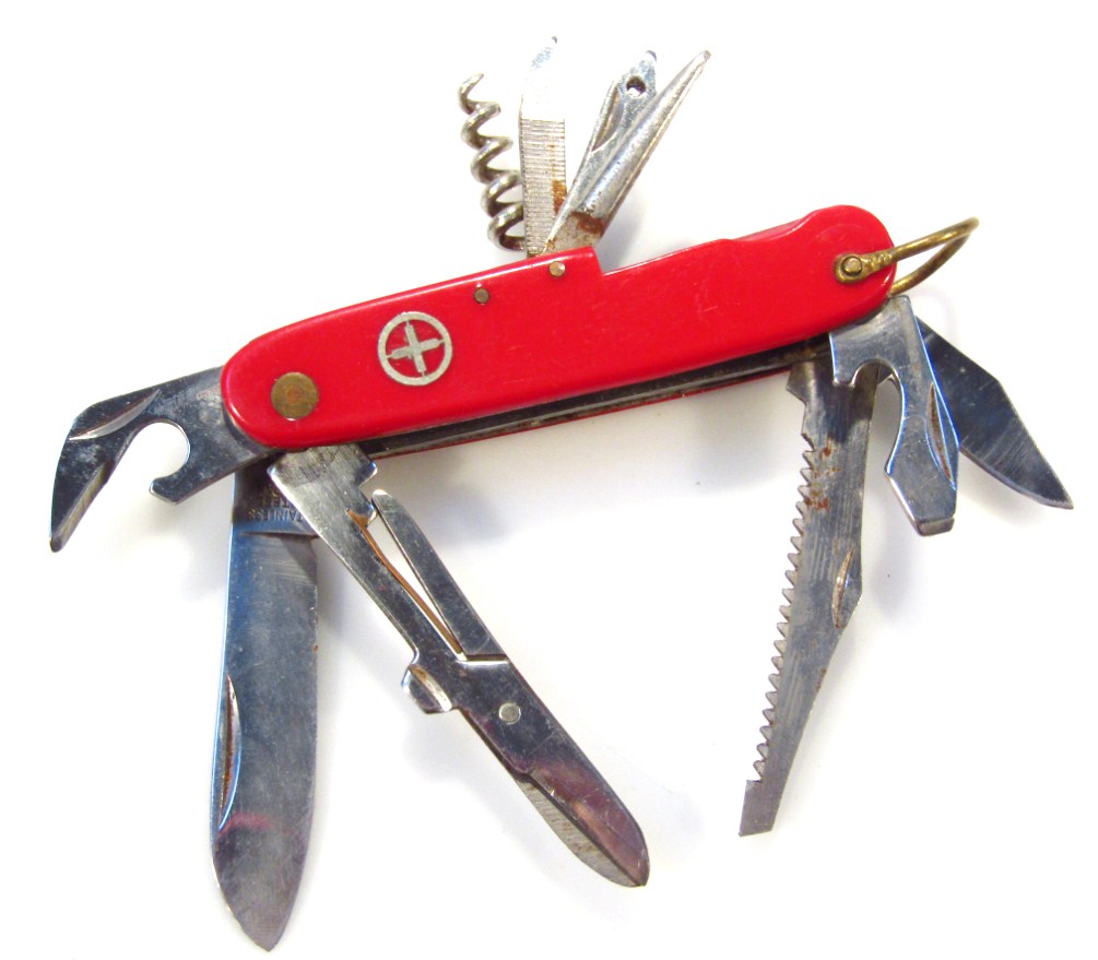 Appraisal: A thC Swiss Army Knife with various articulated tools to