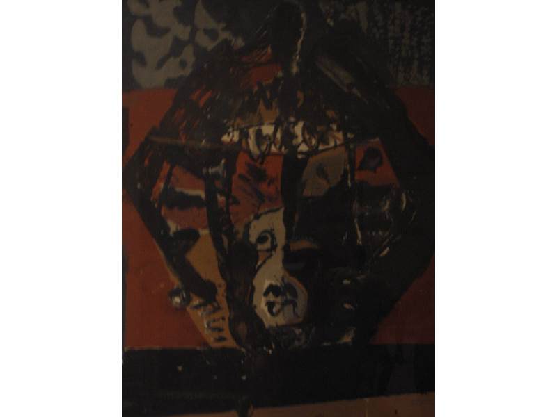 Appraisal: JOSE ORTEGA SPANISH - Untitled abstract composition color lithograph edition