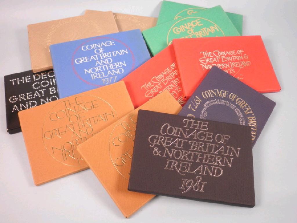 Appraisal: Twelve Great Britain and Northern Ireland coin sets for and