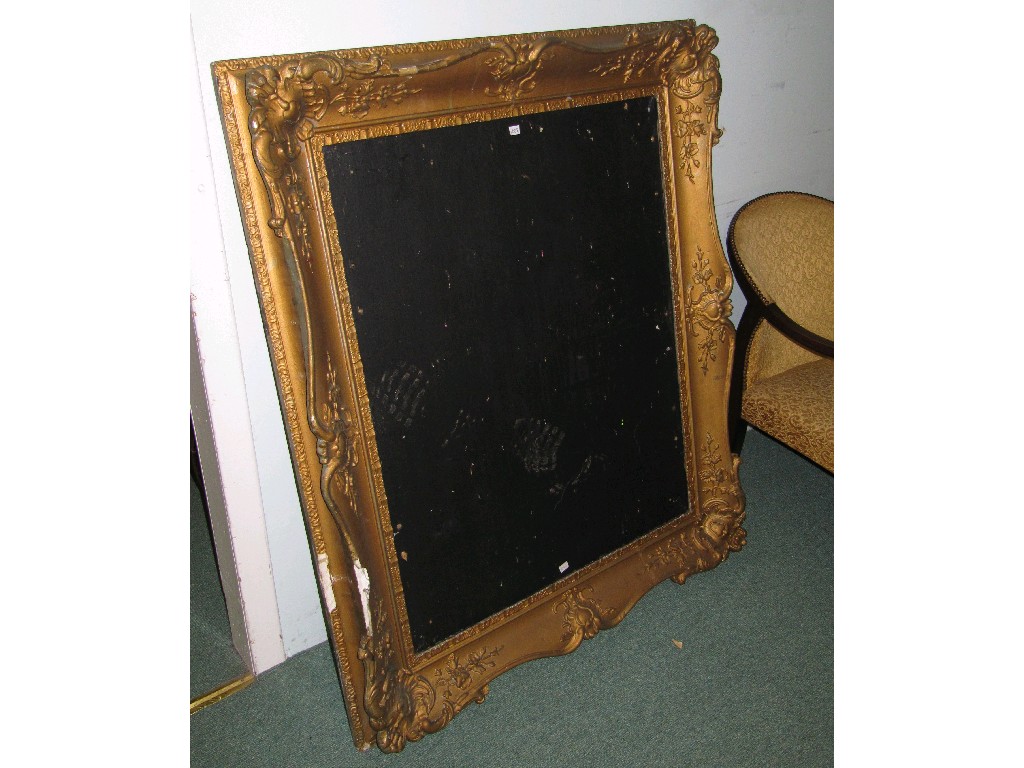 Appraisal: Large gilt picture frame