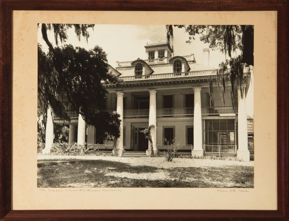 Appraisal: Clarence John Laughlin American Louisiana - The Luminous Columns Houmas