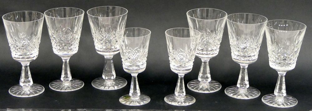 Appraisal: WATERFORD KENMARE PATTERN WATER WINE water glasses each measure tall