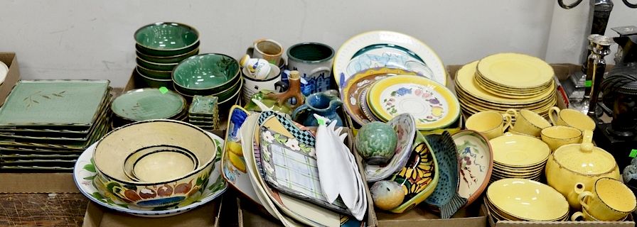 Appraisal: Nine box lots of miscellaneous ceramic and pottery to including