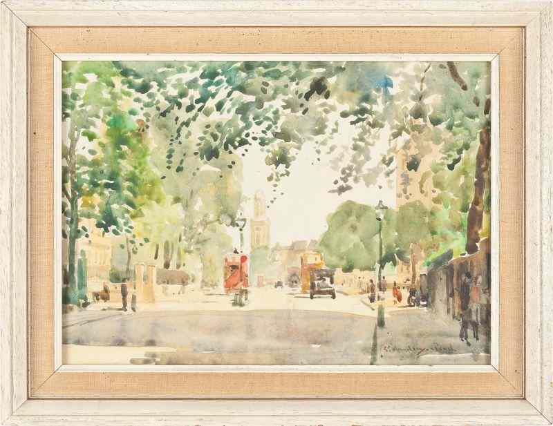 Appraisal: Edward Handley-Read Br - Londonwatercolor and gouache on paper signed