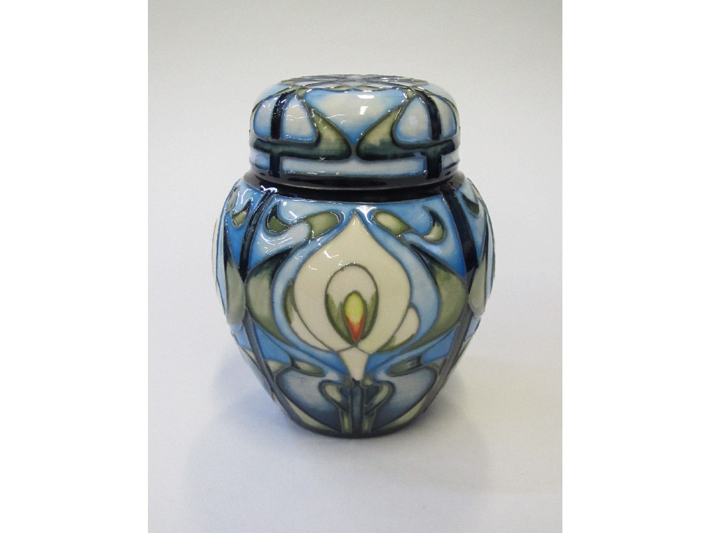 Appraisal: Moorcroft 'Calla Lily' ginger jar and cover