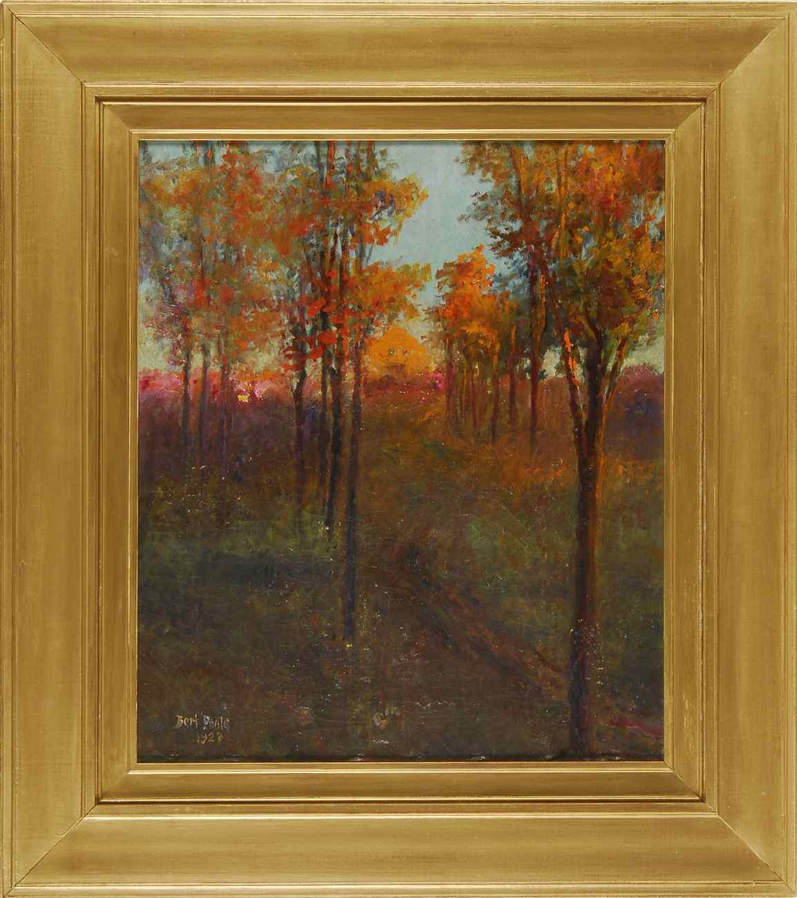 Appraisal: ALBERT F POOLEAmerican - Sunset Reflections'' Signed and dated lower