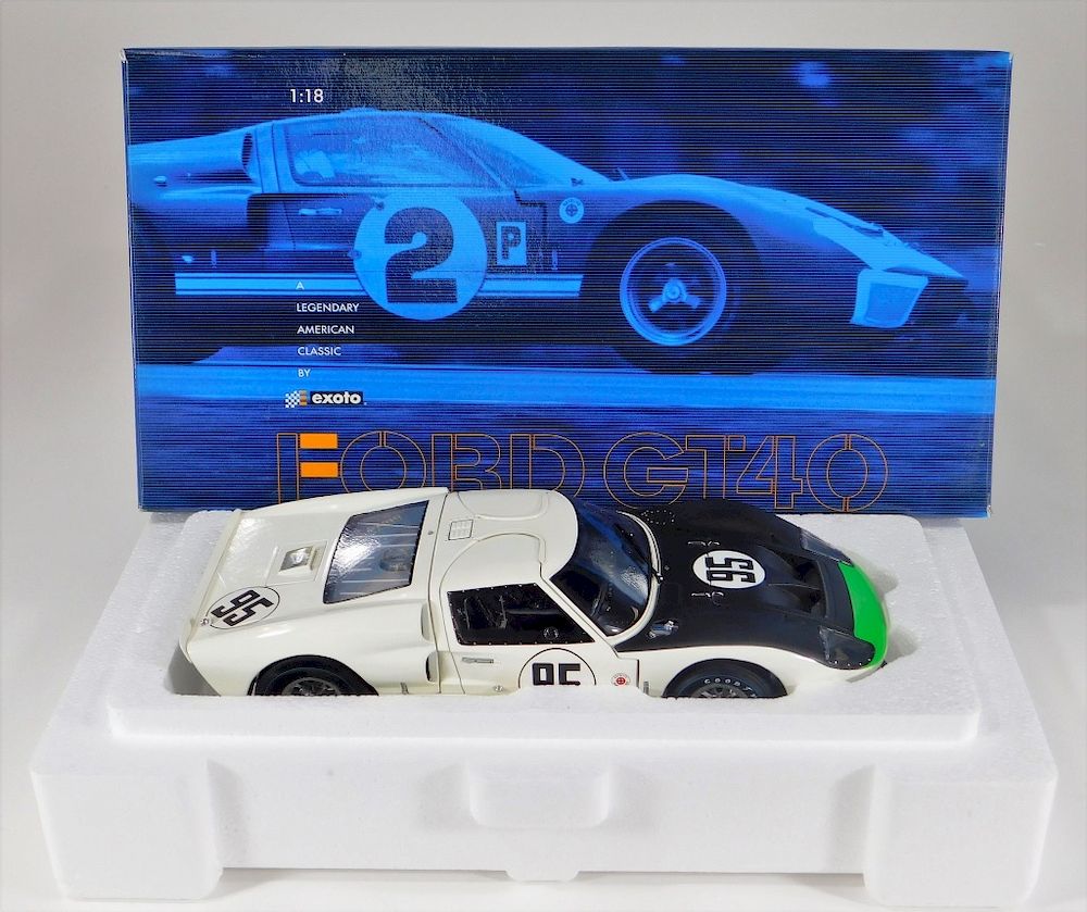 Appraisal: Exoto Racing Legends Ford GT Diecast Car United States Contemporary