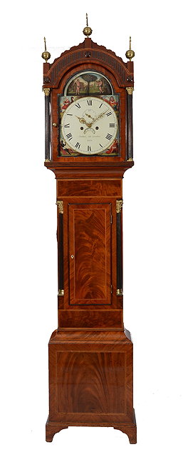 Appraisal: HADDACK LANSDOWN BATH a th Century mahogany longcase clock the