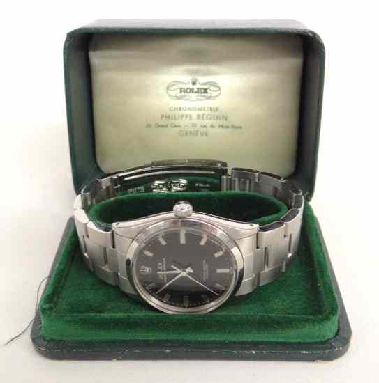 Appraisal: Rolex chronometer oyster perpetual stainless steel men's wrist watch in